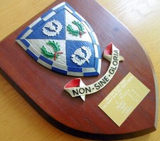 CHARLIE RITCHIE - Plaque re: Scotland Rugby Union Grand Slam Winners 1990.