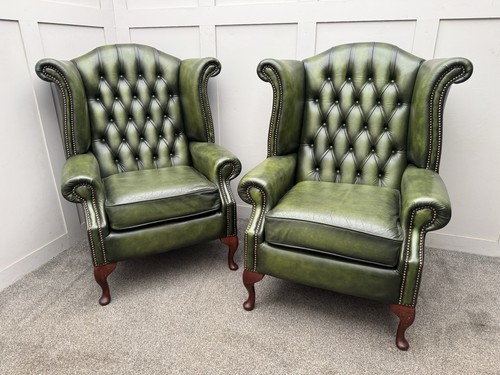 Vintage pair deep button green - deep,