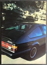 OPEL MONZA GSE Car Sales Brochure OCT 1984 #V6118