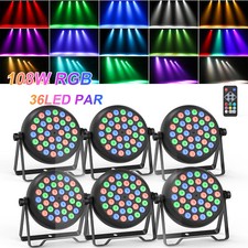 6/4X 120W 36LED RGB Beam Par