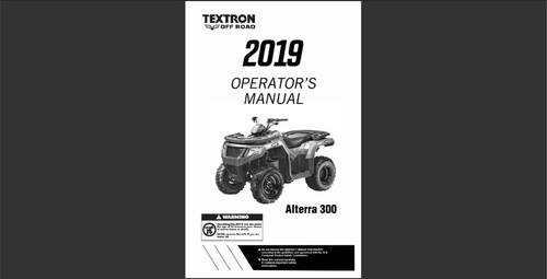 2019 artic cat alterra - alterra, atv