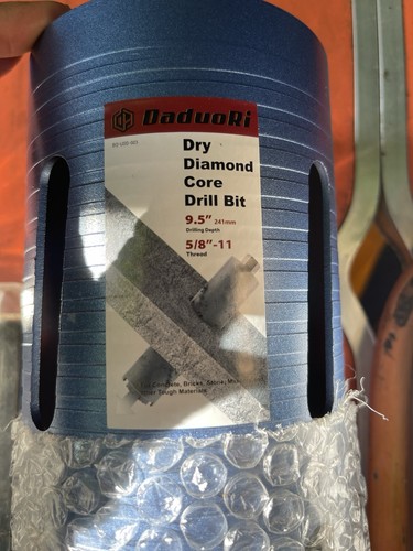 Dry diamond core - drill, bit