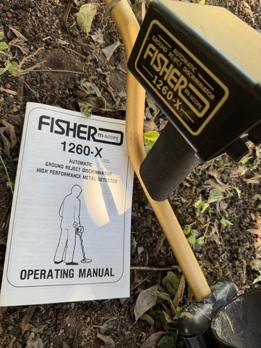 Fisher 1260 metal detector - 1260-x,
