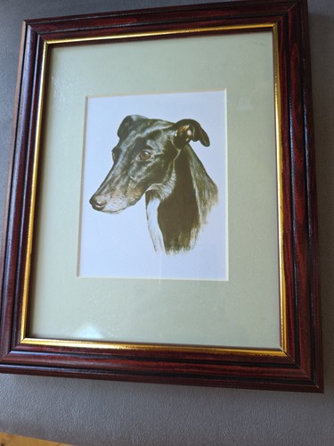 Hand mounted and framed - mounted,