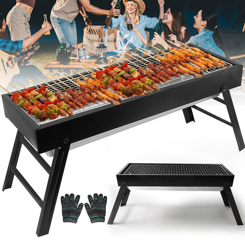 Portable folding charcoal bbq - portable,