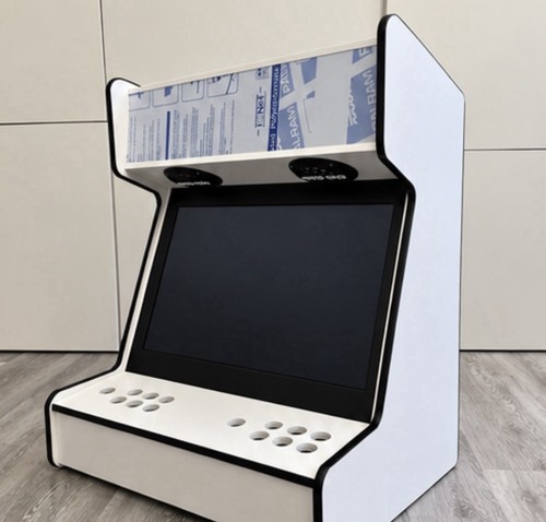 White bartop arcade cabinet - xl,