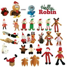 HOLLY & ROBIN XMAS DOG PUPPY