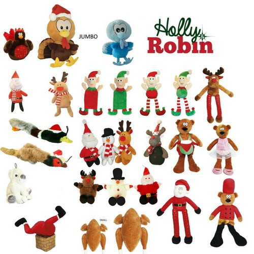 Holly robin xmas dog - holly, &