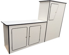 VW T5 Transporter Campervan Camper Kitchen Furniture Unit pod White STD SWB