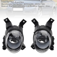 Pair Front Bumper Fog Light Lamps For Audi A3 2003-2013 A4 B7 2004-2008 u9