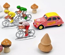 NOREV, CITROEN 2CV with 3 Cyclists, 1/54, NOREV318993