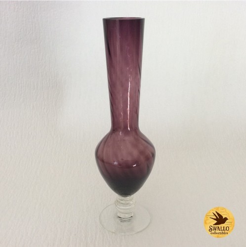Handblown amethyst purple