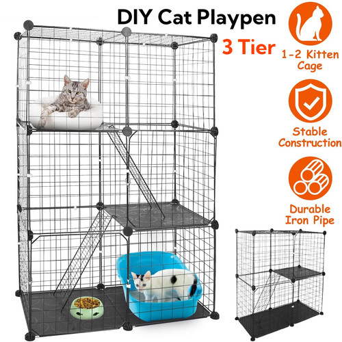 Tier cat playpen cage - 3,