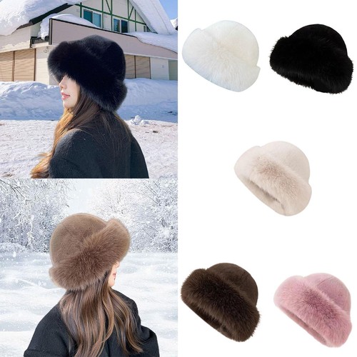 Winter faux fur - winter, hat