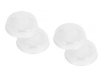 4 Vented Microwave Food Plate Cover Clear Plastic Splatter Guard Food Cover 26cm