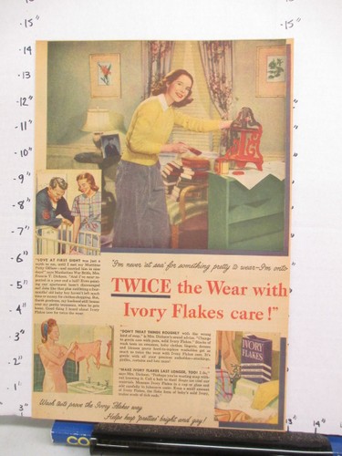 Newspaper 1944 ivory flakes - newspaper,