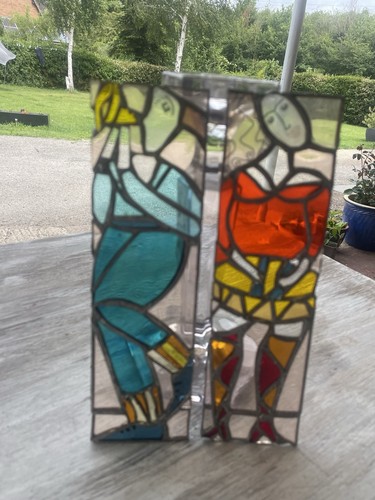 Delightful pair handpainted - pair,