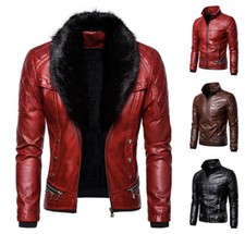 Men's Removable Fur Collar