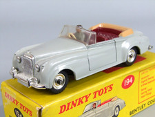 Original Dinky 194 Bentley S2 Coupe Convertible, Boxed