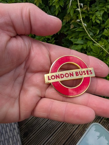 Vintage london buses enamel - buses,