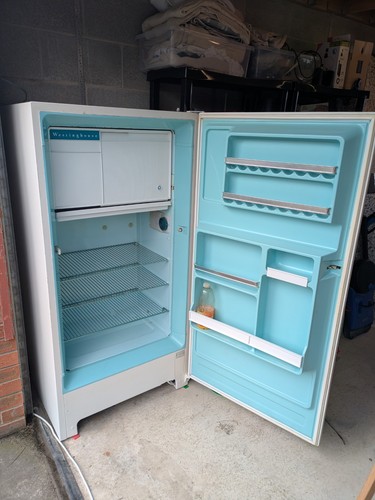 Vintage fridge freezer - vintage, freezer,