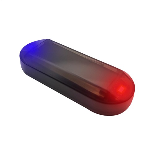 Solar power car flashing light - flashing,