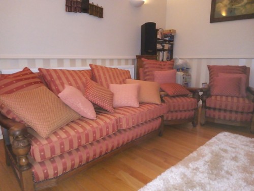 Antique bergere piece - 3,