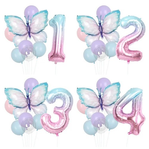 8pcs butterfly foil air - butterfly,