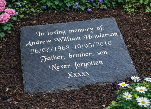 Personalised engraved slate - personalised,