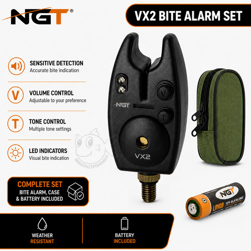 Ngt vx2 bite alarm with - ngt, volume