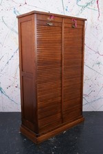 Double French Tambour Cabinet