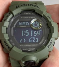 Casio Mens G-Shock Khaki Coloured Watch. GBD-800.