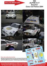 DECALS 1/32 REF 860 ALPINE