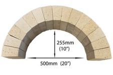 FIREBRICK ARCH 15 X ARCHED