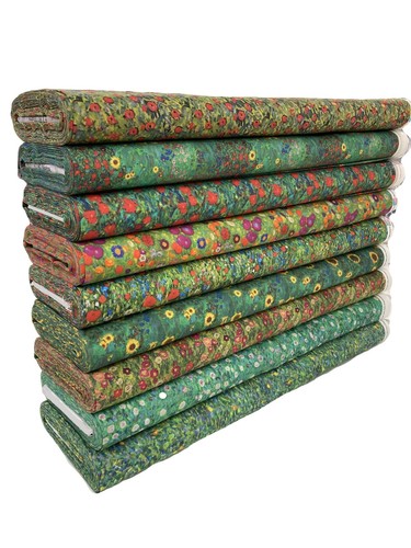 Klimt cotton fabric art - klimt,