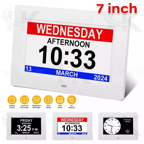 Dementia digital clock with - digital,