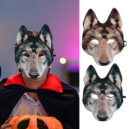 1pc halloween wolf - halloween, masque