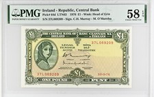 Ireland | 1 Pound | 1976 | P.64d | 37 L 069209 | 58 EPQ | aUNC