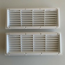 2 x MPK Recessed White Fridge