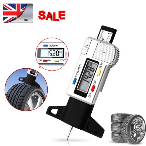 Digital tyre depth gauge - depth, tread