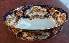 ANTIQUE ROYAL ALBERT HEIRLOOM CROWN CHINA IMARI SUGAR/JAM BOWL (C. 1927)