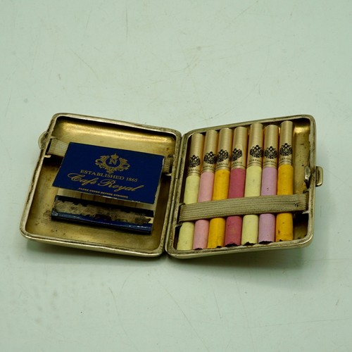 Cigarette case with sobranie - with,