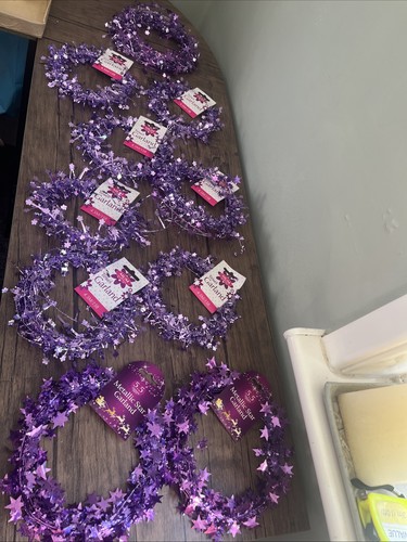 Tinsel wired garland - wired, x