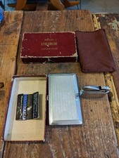 Mosda Streamline Lighter And Case In Original Presentation Box spares or repairs