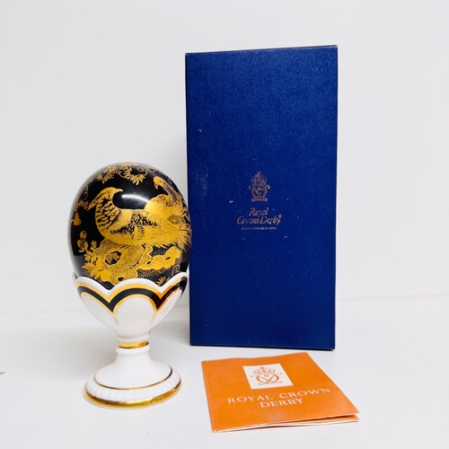 Royal crown derby black - black,, gold