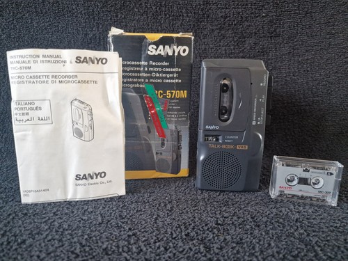 Sanyo trc 525m micro cassette - sanyo, trc-525m