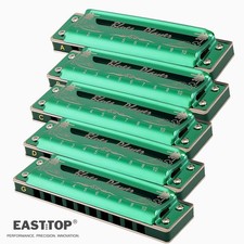 EASTTOP Harmonica Set of 5 Key