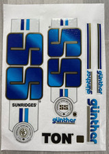 Cricket Bat Stickers Embossed