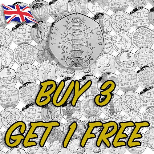 Cheap genuine rare 50p - genuine, coins