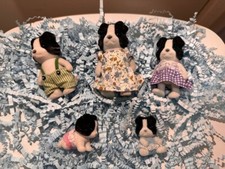 Sylvanian Families Border Collie Family Good condition